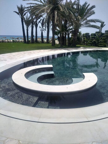 Construction piscine Villa Hammamet